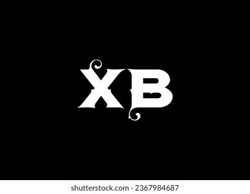 XB letter logo design and monogram logo design