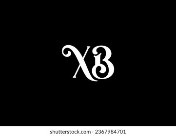 XB letter logo design and monogram logo design