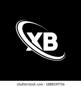Letra inicial modelo de diseño vectorial del logotipo XB