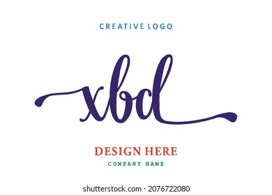 El logotipo de grabado XBD es sencillo, fácil de entender y autoritario