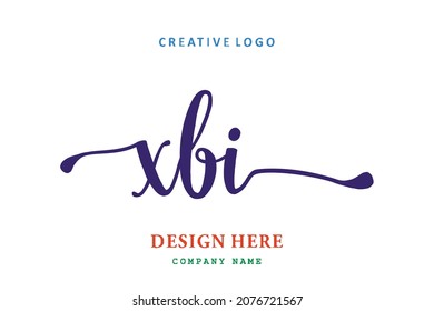 XBI lettering logo is simple, easy to understand and authoritative
