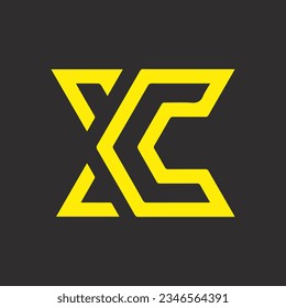 Diseño de logotipo de vectores creativo y moderno XC
