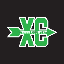XC CROSS COUNTRY  T Shirt Design Vector 