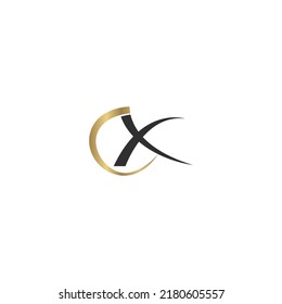 XC, CX, X AND C Abstract initial monogram letter alphabet logo design