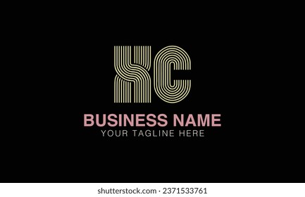 XC initial logo | initial based abstract modern minimal creative logo, vector template image. luxury logotype , real estate homie . typography . initials 