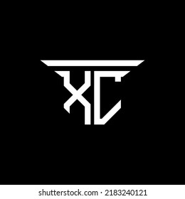 XC letter logo creative design with vector graphic