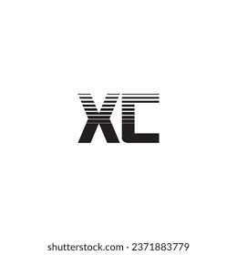 XC letter logo creative design with vector graphic XC simple and modern logo
