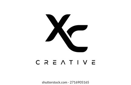 XC Letter Monogram Logo for Modern Creative Brand Identity