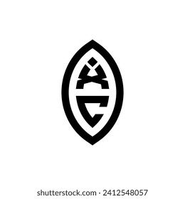 XC line geometric monogram with high quality professional design that will print well