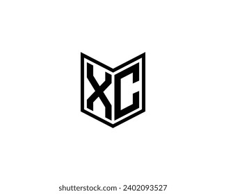 XC logo design vector template