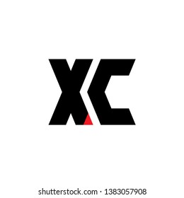 XC logo letter design vector