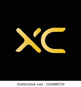 XC monogram vector logo design