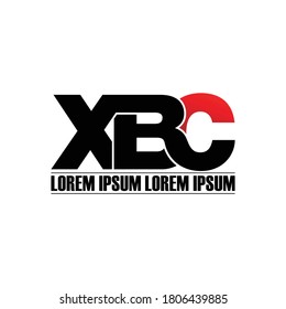 Vector de diseño del logotipo de la letra XCB