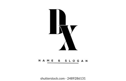 XD, DX Abstract Letters Logo Monogram
