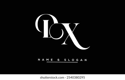 XD, DX Abstract Letters Logo Monogram
