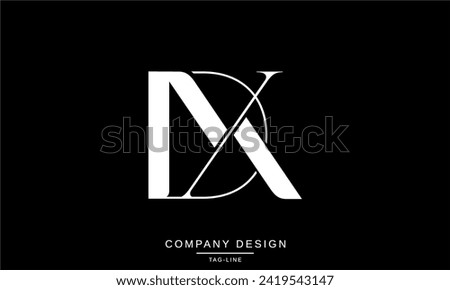 XD, DX, Abstract Letters Logo Monogram