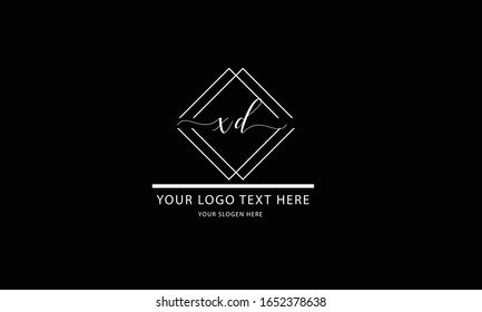 Xd Dx Abstract Vector Logo Monogram Template