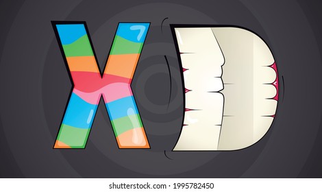 XD Expression. It shows excitement and diversity through colors and contrast with the gray background