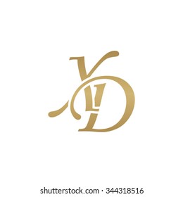 XD initial monogram logo