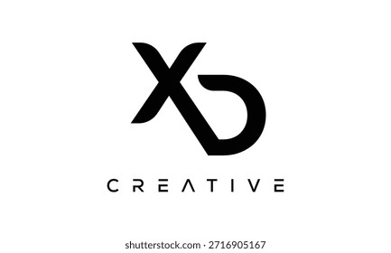 XD Letter Monogram Logo for Modern Creative Brand Identity