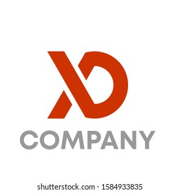 Xd Logo Icon Design Template Sign