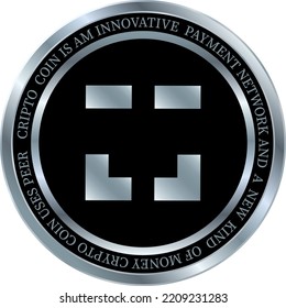 xdai-stake coin vector illustrations. 3d illustration. vector coins.