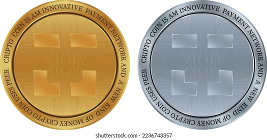 xdai-stake coin vector illustrations. 3d illustration. vector coins.