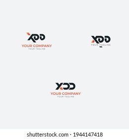 XDD logo simple X bundle Letter X variations logo