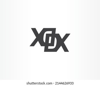 Xddx Concept Logo Icon Design Stock Vector (royalty Free) 2144626933 