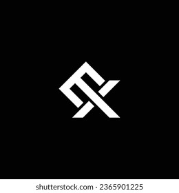 XE or EX abstract outstanding professional business awesome artistic branding company different colors illustration logo