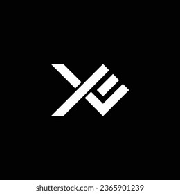 XE or EX abstract outstanding professional business awesome artistic branding company different colors illustration logo