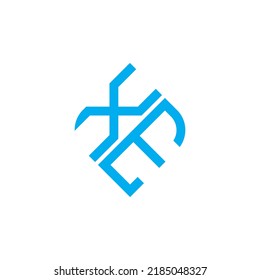 XE letter logo creative design with vector graphic