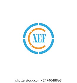 XEF Monogram logo design for entrepreneur and business