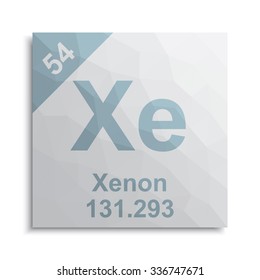 Xenon element periodic table