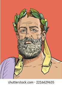 Xenophanes war ein griechischer Philosoph, Theologe, Dichter und Kritiker von Homer aus Ionien, der in der frühen Antike durch die griechischsprachige Welt reiste.