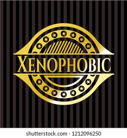 Xenophobic gold emblem