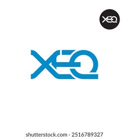 XEQ Logo Letter Monogram Design