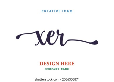 XER lettering logo is simple, easy to understand and authoritative