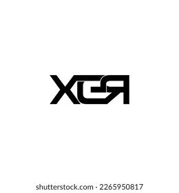xer typography letter monogram logo design