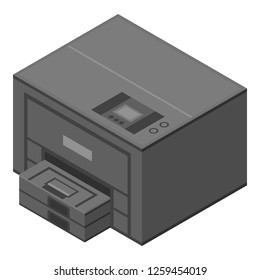 Xerox printer icon. Isometric of xerox printer vector icon for web design isolated on white background
