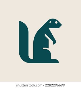 Xerus Logo. Icon design. Template elements