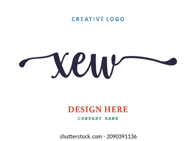 XEW lettering logo is simple, easy to understand and authoritative