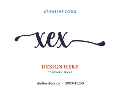 XEX  lettering logo is simple, easy to understand and authoritative