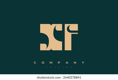 XF Abstract Geometric Logo Design. Modern and elegant logo design with simplistic typography elements, showcasing branding excellence.