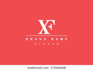 XF Abstract Letter Mark Monogram Graphic Vector Logo Template