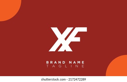 XF Alphabet letters Initials Monogram logo FX, X and F