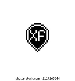 Diseño de logotipo de letras creativas XF para su venta en un diseño profesional de alta calidad que se imprimirá en cualquier medio impreso