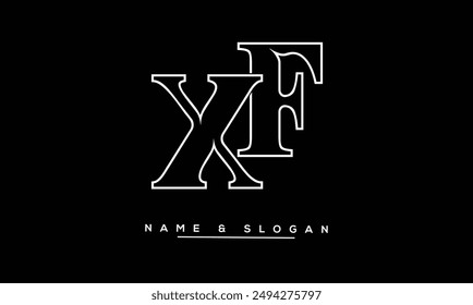 XF, FX Abstract Letters Logo Monogram
