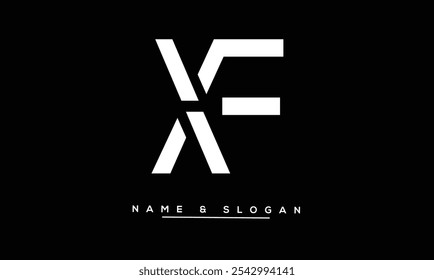XF, FX Abstract Letters Logo Monogram