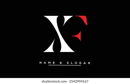 XF, FX Abstract Letters Logo Monogram